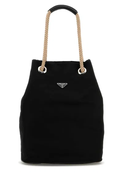 Prada Black Logo Tote