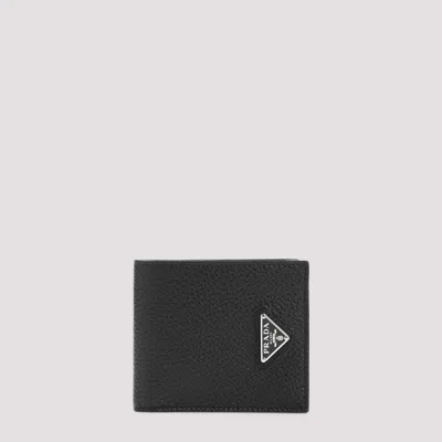 Prada Black Logo Wallet