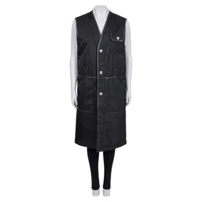 Pre-owned Prada Black Maxi Vest - It48/xxl