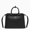 PRADA BLACK MEDIUM LEATHER HANDBAG WITH BELT