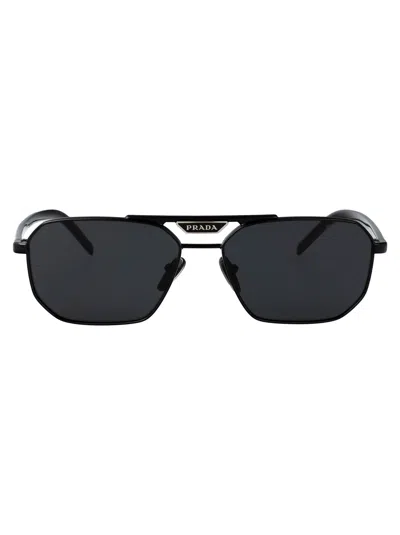 Prada Black Metal Sunglasses