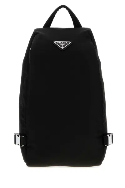 Prada Black Mini Re-nylon Backpack For Men