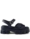 Prada Monolith Platform Sandals