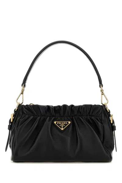 Prada Black Nappa Leather Handbag