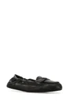 Prada Vintage-effect Nappa Leather Loafers In Nero