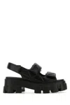 Prada Round-headed High-heeled Sandals