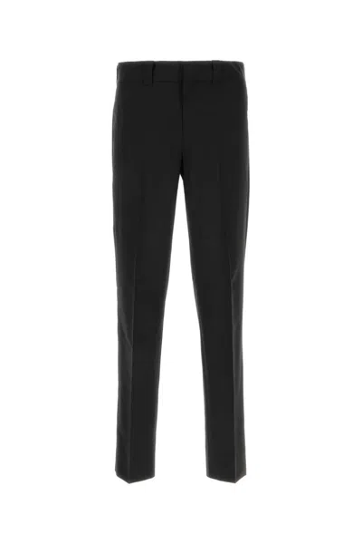 Prada Black Narrow Fit Pants