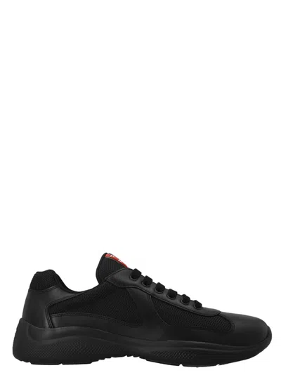 PRADA BLACK NEW AMERICAS CUP SNEAKERS