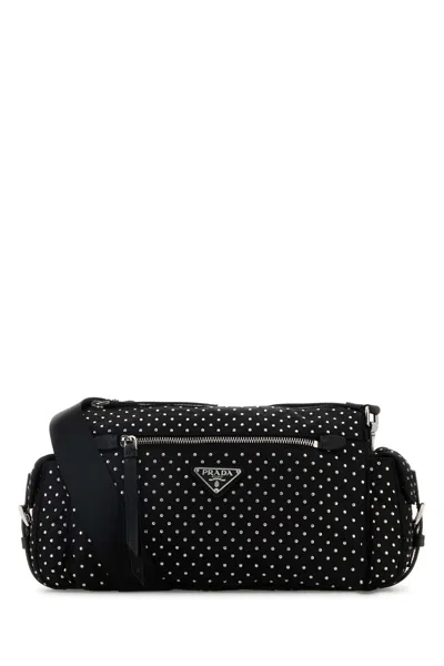 Prada Black Nylon Shoulder Bag
