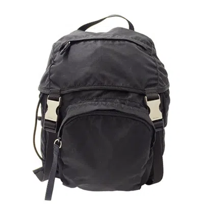 Pre-owned Prada Black Nylon Backpack ()