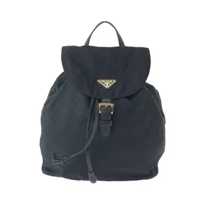 Pre-owned Prada Black Nylon Backpack ()