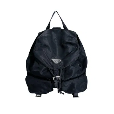 Pre-owned Prada Black Nylon Backpack ()