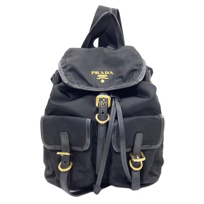 Pre-owned Prada Black Nylon Backpack ()