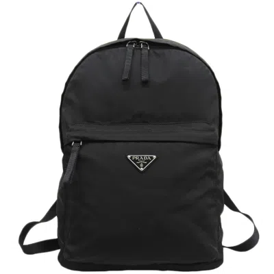 Pre-owned Prada Black Nylon Backpack ()