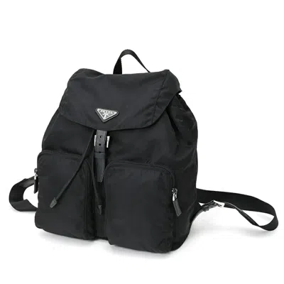 Pre-owned Prada Black Nylon Backpack ()