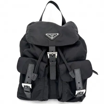 Pre-owned Prada Black Nylon Backpack ()