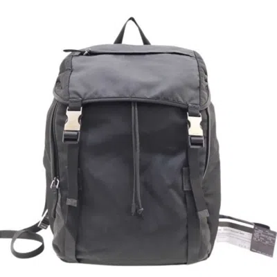 Pre-owned Prada Black Nylon Backpack ()