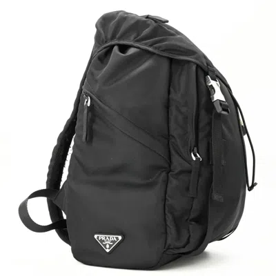 Pre-owned Prada Black Nylon Backpack ()