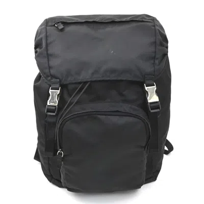 Pre-owned Prada Black Nylon Backpack ()