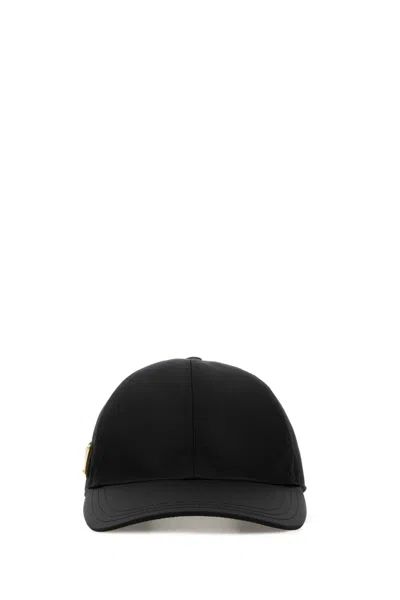 Prada Black Nylon Baseball Cap