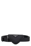 Prada Black Nylon Belt