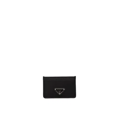 Prada Black Nylon Cardholder