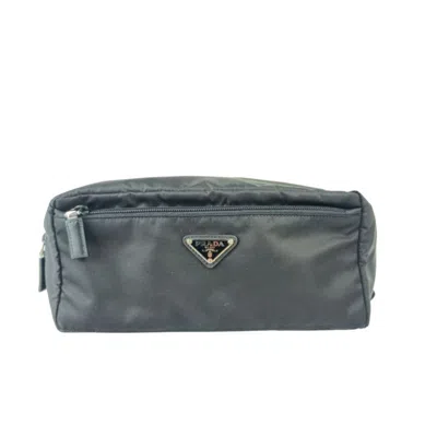 Pre-owned Prada Black Nylon Clutch Bag ()
