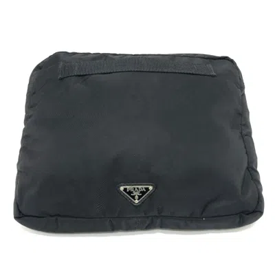 Pre-owned Prada Black Nylon Clutch Bag ()