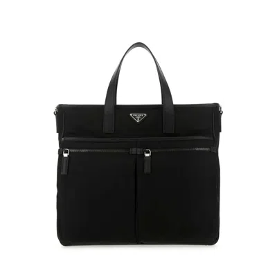 Prada Black Nylon Handbag