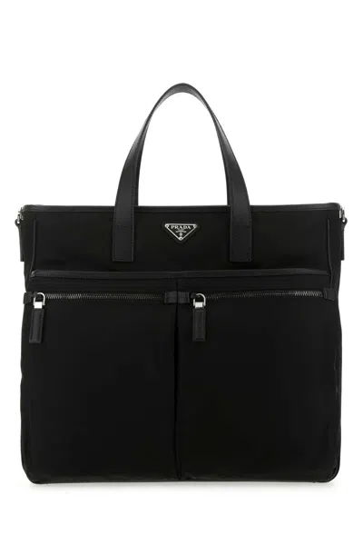 Prada Black Nylon Handbag