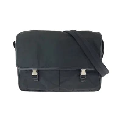 Pre-owned Prada Black Nylon Messenger Bag Shoulder Bag ()