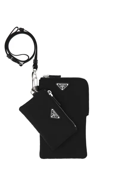 Prada Black Nylon Phone Case