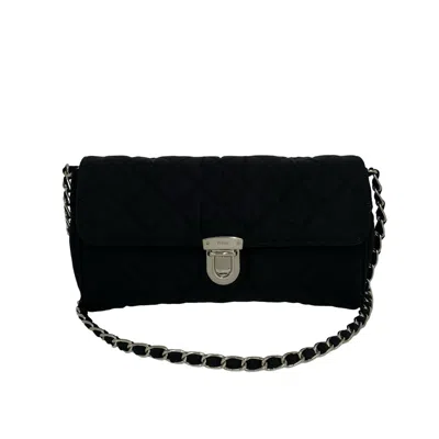 Pre-owned Prada Black Nylon Pochette Shoulder Bag ()