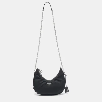 Pre-owned Prada Black Nylon Re-edition 2006 Bag