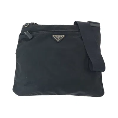 Pre-owned Prada Black Nylon Shoulder Bag ()