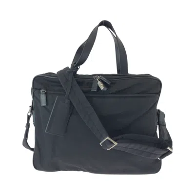 Pre-owned Prada Black Nylon Shoulder Bag ()