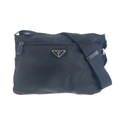 Pre-owned Prada Black Nylon Shoulder Bag ()