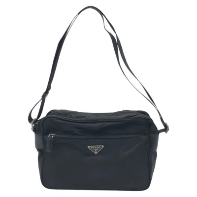 Pre-owned Prada Black Nylon Shoulder Bag ()