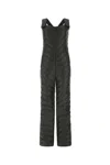 Prada Women Black Nylon Ski Jumpsuit In Black