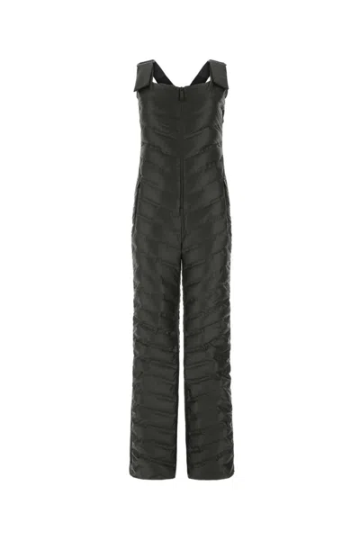 Prada Women Black Nylon Ski Jumpsuit