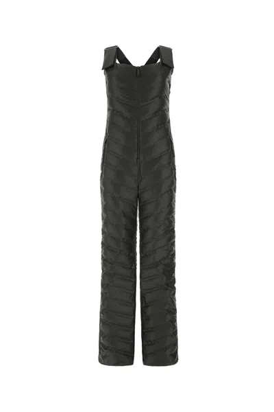 Prada Women Black Nylon Ski Jumpsuit