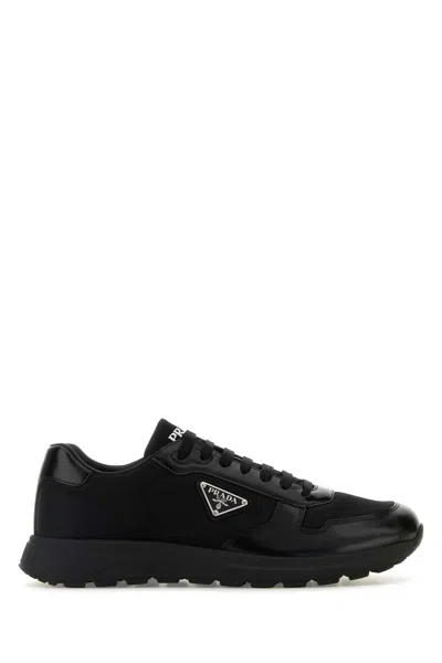 Prada Black Nylon Sneakers