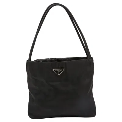 Pre-owned Prada Black Nylon Tessuto Handbag