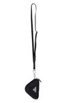 Prada Black Nylon Trick Key Chain