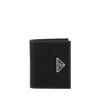 Prada Black Nylon Wallet In Black