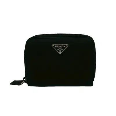 Pre-owned Prada Black Nylon Wallet (bi-fold) ()