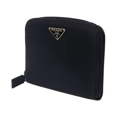 Pre-owned Prada Black Nylon Wallet (bi-fold) ()