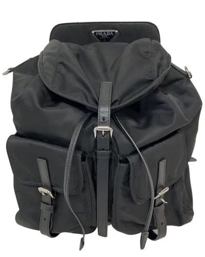 Prada Black Nylon Zaino R Backpack (authentic Pre-loved)