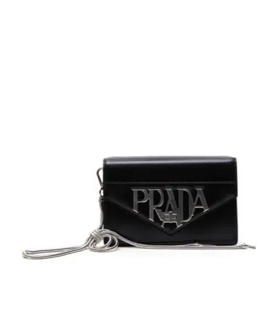 Prada Black One Shoulder Woc