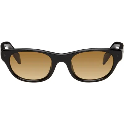 Prada Black Oval Sunglasses